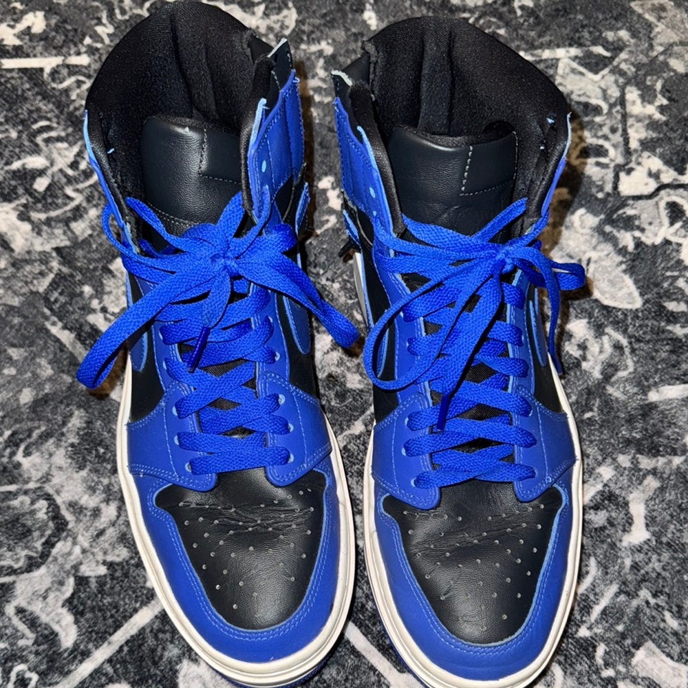 Nike Royal Blue and Black High-Tops